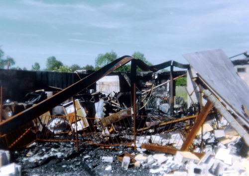Pontiac Drive-In Theatre - 2Nd Fire 1993 From Greg Mcglone (newer photo)